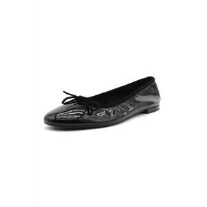 NEW REQINS women's carmen vernis flats in black